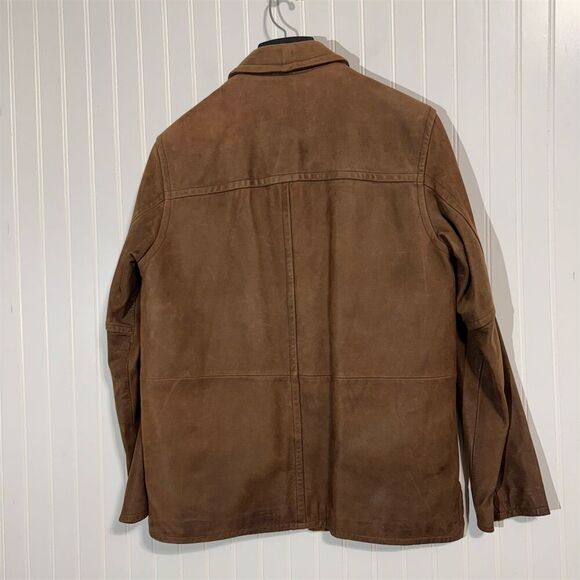 Wilsons Leather M Julian Brown Leather Jacket Men’s Medium Thinsulate Zip Coat - Picture 5 of 13